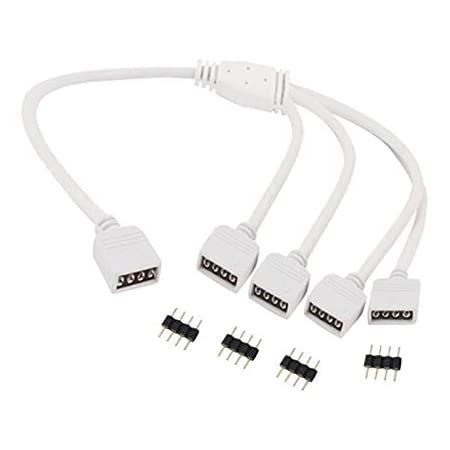 Amazon.in: Buy MICRO CONNECTORS 3-Pin Addressable RGB (ARGB) 1 to 4 ...