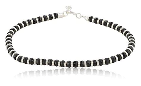 Buy ELOISH Sterling Silver Nazariya with Black Crystals for Women. 92.5 ...