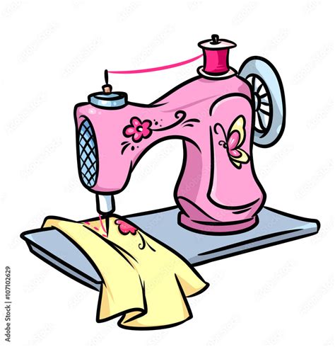 Sewing Machine Cartoon 的图像结果