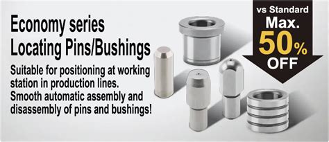 Bushings For Locating Pins - Shouldered, Press Fit Easy Mounting ...