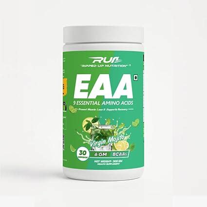 Ripped Up Nutrition BCAA + EAA Powder | Sugar Free Powerful Intra ...