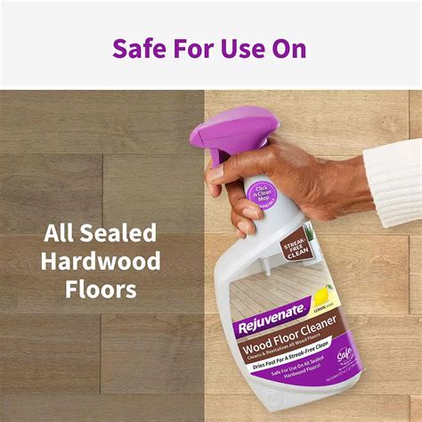 Rejuvenate Wood Floor Cleaner, Cleans and Protects All Sealed Hardwood ...