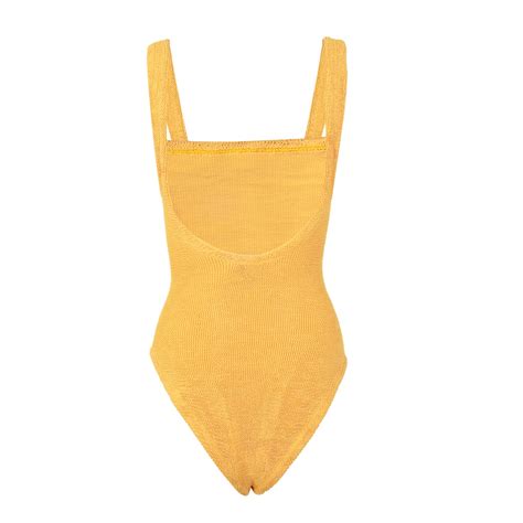 Yellow One Piece Swim
