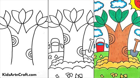 Environment Drawing for Kids 的图像结果