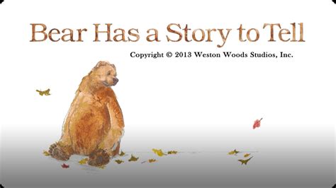 Bear Has A Story To Tell Video | Discover Fun and Educational Videos ...