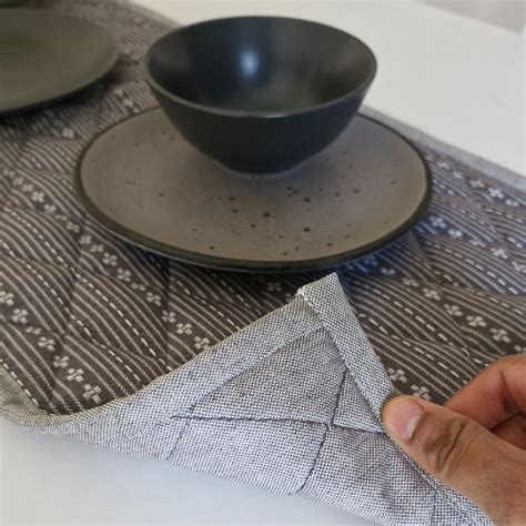 Wipeable & Reversible Cotton Table-Pads | The Yard House