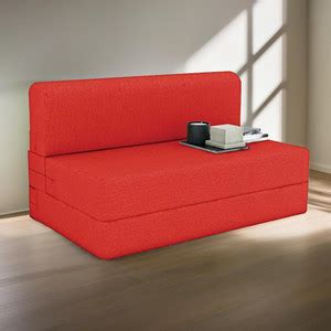 LKBS ART 6X3 ft (Without Cushion) 2 Seater Single Foam Fold Out Sofa ...