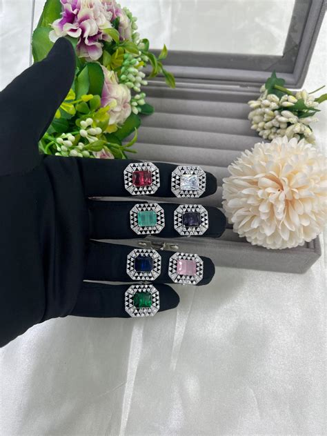 Helix Hues Premium Ab Ring – Kaushalya Art Jewellery