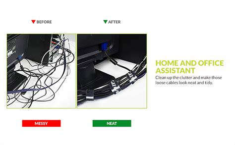 Gizga Essentials Cable Organiser, Cord Management System for PC, TV ...