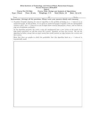 CS F364 1319 - course handout course handout course handout course ...