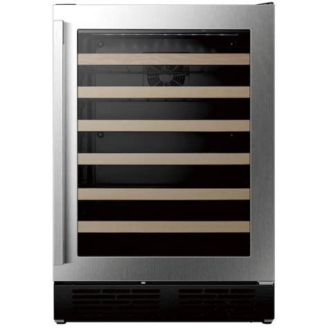 Hisense 23.4-in W 54 -Bottles Stainless steel Built-in/Freestanding ...