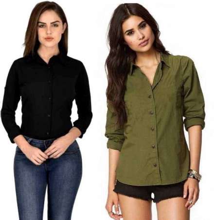 Shirts For Women - Buy Women Shirts Online in India | Shopsy