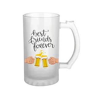 Buy iKraft® Friendship Day Gift Beer Mug Glass – Frosted 16oz Best ...