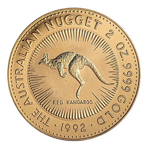 Australian Gold Kangaroo Nugget 1992 - 2 oz