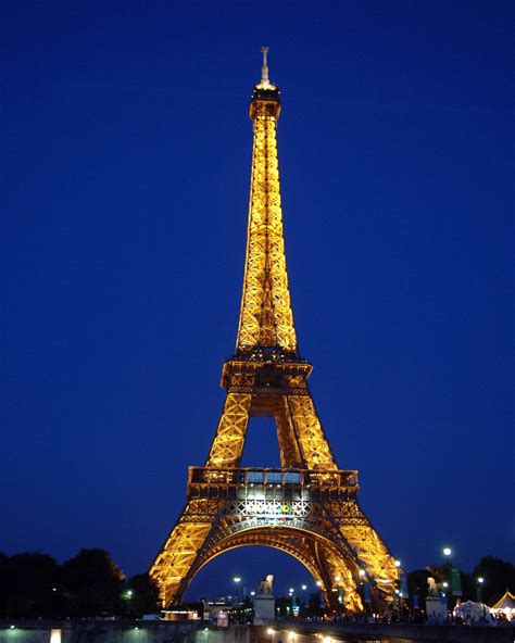 Free Images : architecture, night, eiffel tower, paris, monument ...
