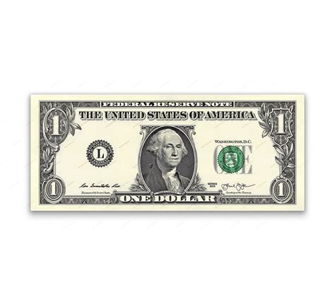 Back Of One Dollar Bill Clip Art