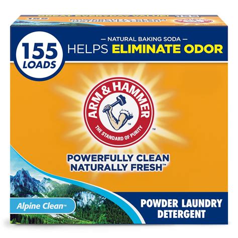 Arm & Hammer Powder Laundry Detergent - Alpine Clean - 155 Loads C31 ...