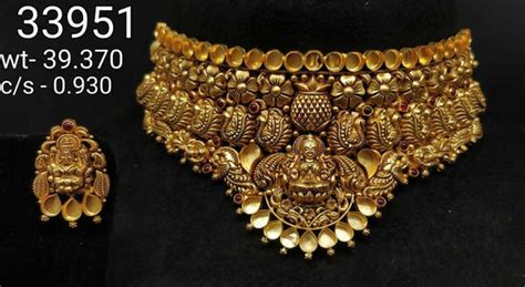 Antique Temple Choker Khoka – HM Sarafa Bazar India Pvt Ltd