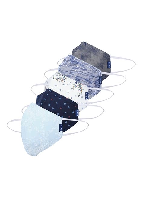 Get Pack of 5 Delicate Floral Printed Masks at ₹ 413 | LBB Shop