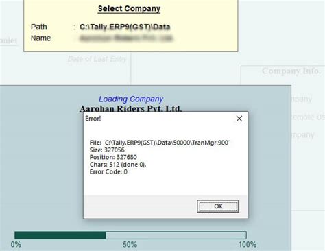 Corrupted Tally Files Repair Services - Upload and Repair