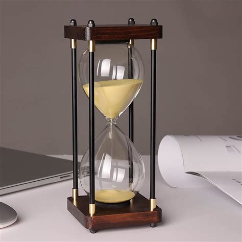 Amazon.com: Large Hourglass Timer 30 Minute, Decorative Wooden ...