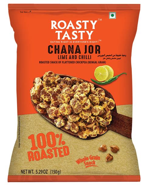 Buy Roasty Tasty Roasted Chana Jor Lime & Chilli Whole Grain Indian ...