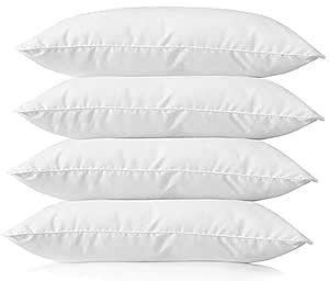 Microfiber Soft White Pillows | Pillows for Sleeping White - Set of 4 ...