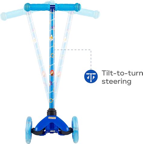 Buy Self Balancing Kick Scooter - Extra Wide Deck, 3 Wheel Platform ...