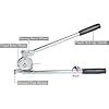 Mass Pro Manual 6mm Tube/Pipe Bender for Copper 1/4" OD Steel Tubing ...