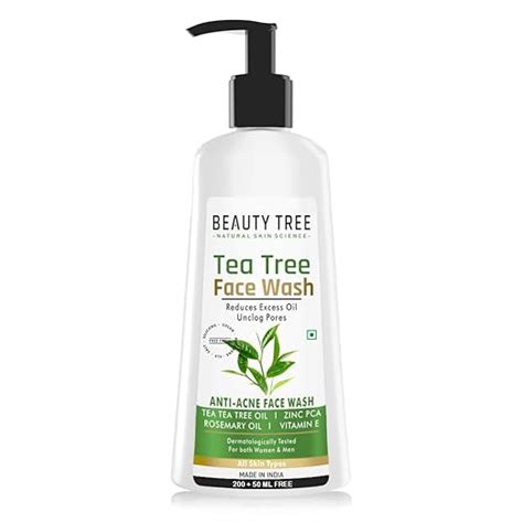 BEAUTY TREE Tea Tree Face wash I Tea tree essential oil, Rosemary oil ...