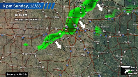 8:15 pm, 12.26.25: A few showers are... - South Metro Weather | Facebook