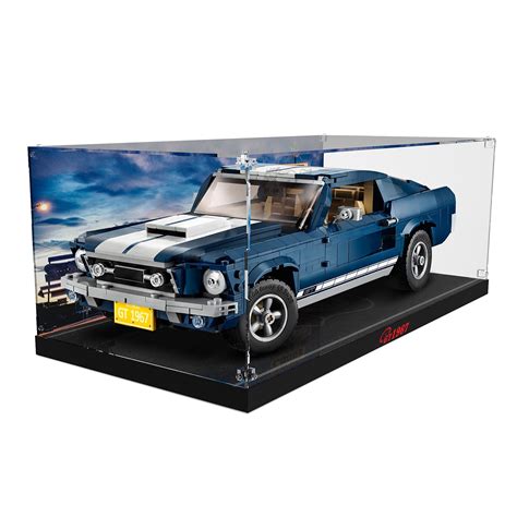 Buy light your bricks Acrylic Display Case for Lego Ford Mustang 10265 ...