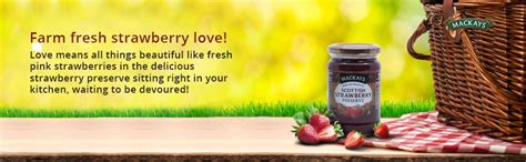 Mackays Scottish Strawberry Preserve Jam 340gm |Imported from Scotland ...