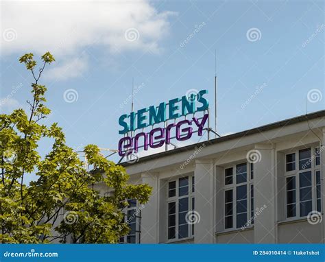 Siemens Energy Logo Sign on Top of a Building Editorial Stock Image ...