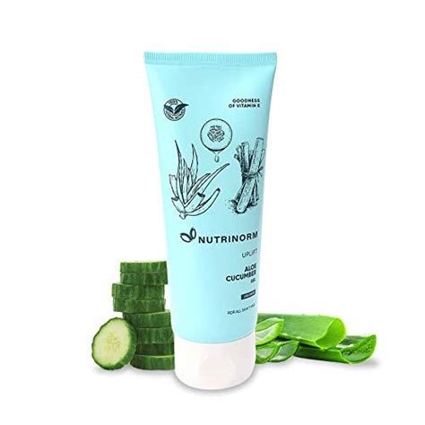 NUTRINORM Aloe Vera Gel | Paraben Free | 100% Herbal Actives ...
