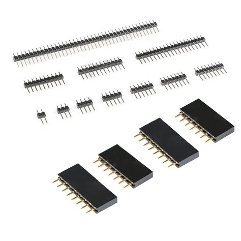 Unbranded 2.54mm Pitch Pin PCB Male Female Header Connector India | Ubuy