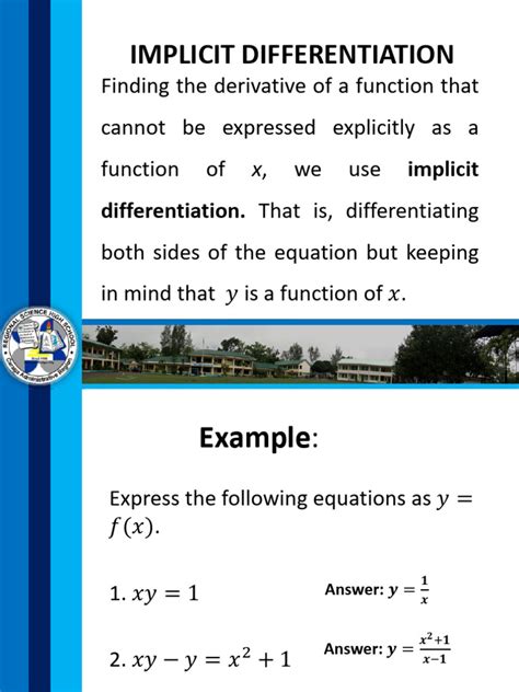Image result for Understanding Implicit Differentiation