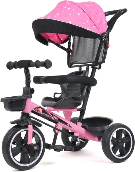 Amardeep Baby Tricycle Red 86 * 64 * 33 cms 1-3 yrs, Musical Rhymes, W ...