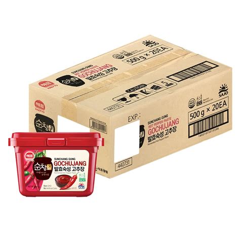Buy [Halal] Sajo Haepyo Sunchang g Hot Pepper Paste (Gochujang) 500g ...