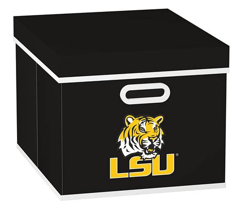 Buy NCAA Louisiana State Tigers Stackable Fabric Storage Cube, One Size ...