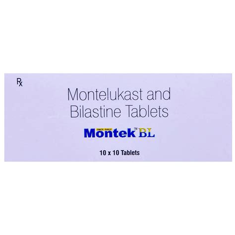 Montek BL Tablet | Uses, Side Effects, Price | Apollo Pharmacy