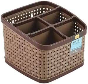 Zeydan Bekner 5 Compartments plastic desk organizer : Amazon.in: Office ...