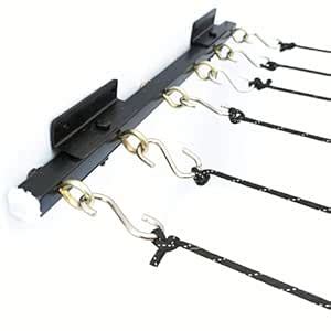 Metal Wall Mount Cloth Dryer Stand, 6 Tier Cloth Drying Rack with S ...