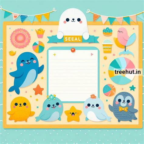 Seal Bulletin Board Ideas, Door Posters and Classroom Activities