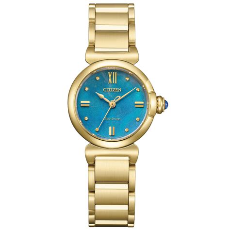 Citizen ROUND Collection Solar Eco-Drive Women's watches EM1133-85L ...