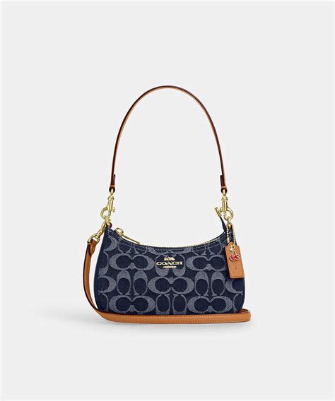 COACH TERI MINI CROSSBODY BAG IN SIGNATURE DENIM CY735 IMXIA | LINE ...
