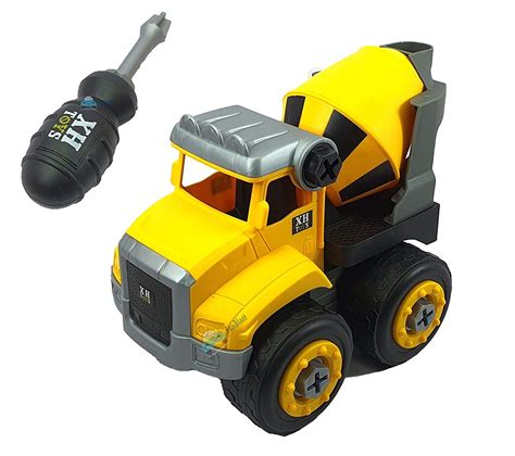 FunBlast Big Size DIY Cement MixerTruck Toy for Kids – Building ...