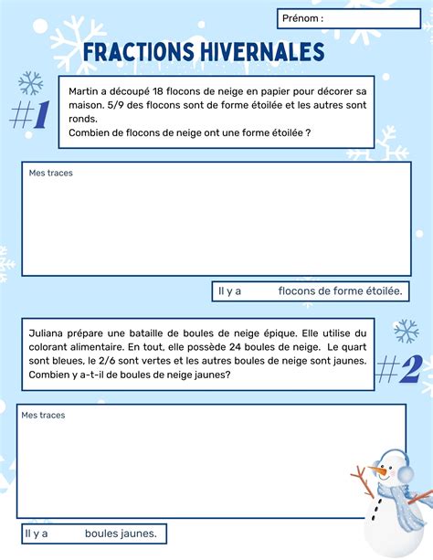 fractions hivernales