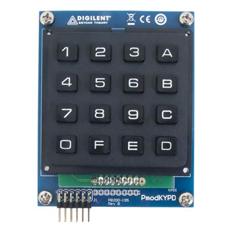 Pmod KYPD: 16-button Keypad at MG Super Labs India