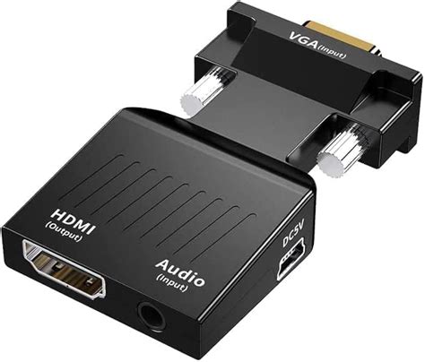 FANTIA VGA to HDMI Adapter Converter with Audio AUX Cable 1080P 60Hz ...